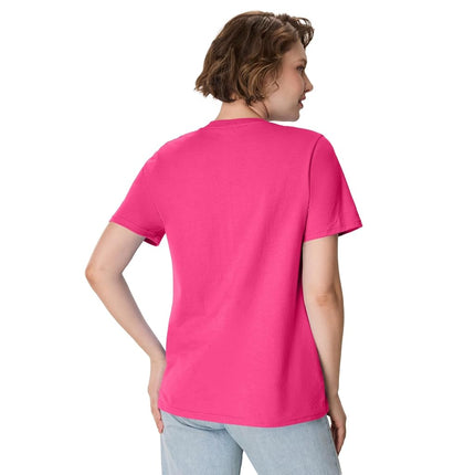 Hanes Women's Perfect-T Crewneck T-Shirt, Lightweight Cotton Short Sleeve Tee for Women, Amaranth, S
