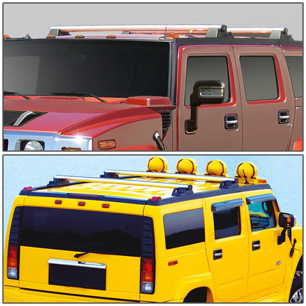 DNA Motoring 4X4-T126 Aluminum Roof Rack Cross Bars [for 03-09 Hummer H2]