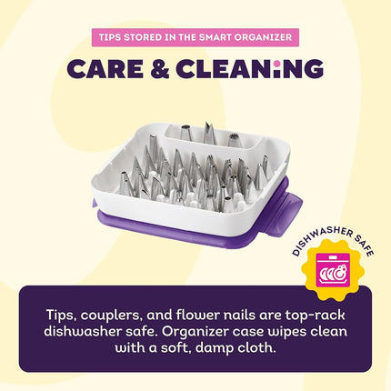 Wilton Master Cake Decorating Piping Tips Set, 55 Pieces