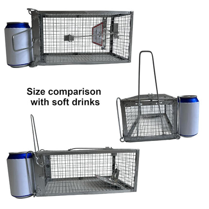 Kensizer Small Animal Humane Live Cage Rat Mouse Mice Chipmunk Rodent Voles Hamsters Trap That Work for Indoor and Outdoor, Catch and Release…
