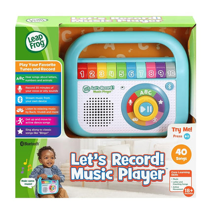 LeapFrog Let�s Record Music Player, Teal