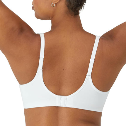 Bali Comfort Revolution Wireless Bra, Full-Coverage Wirefree Bra, Wireless Everyday Bra with Cool Comfort Fabric, White, 34D