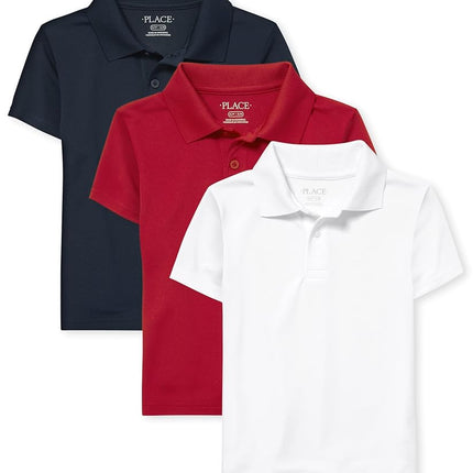 The Children's Place boys Short Sleeve Performance Polo
