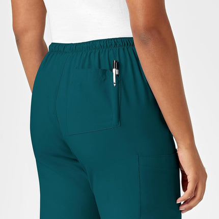 WonderWink 5255ACARISM W123 Women's Drawstring Pant, Caribbean Blue, Standard-S Size