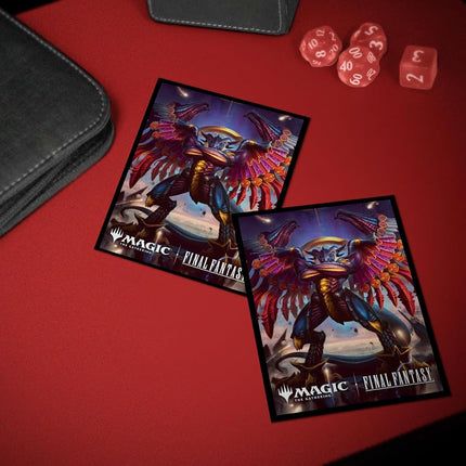 Ultra PRO - Final Fantasy x Universes Beyond Summon Bahamut 100ct Deck Protector Sleeves for Magic: The Gathering | Trading Card Accessories, Collectible Card Game Gear, Final Fantasy Collectibles