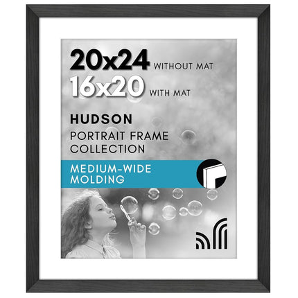 Americanflat 20x24 Poster Frame - Black Engineered