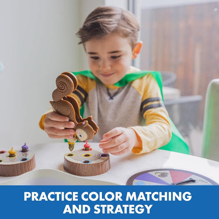 Learning Resources Sneaky Snacky Squirrel Game, Ages 3+, Preschool Colour Sorting Toy, Toddler Board Game