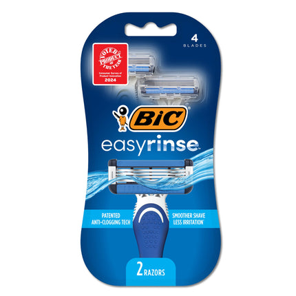 BiC EasyRinse Anti-Clogging Men's Disposable Razor