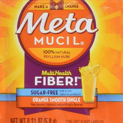 Metamucil - MultiHealth Fiber Singles Orange Smoot