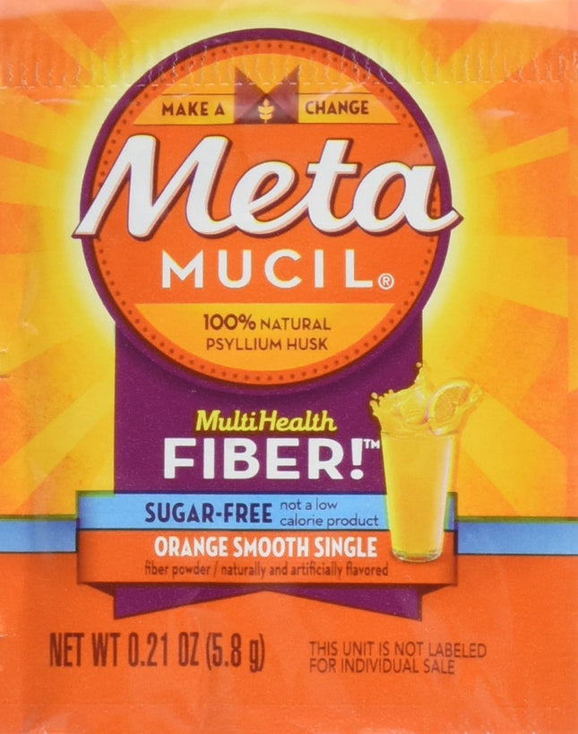 Metamucil - MultiHealth Fiber Singles Orange Smoot
