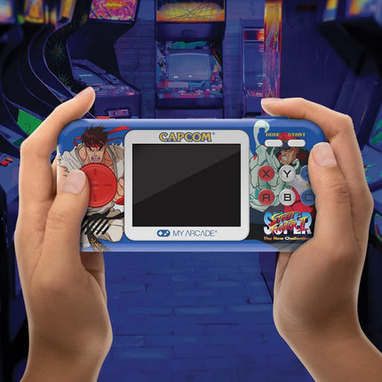 My Arcade Super Street Fighter II Pocket Player Pro Handheld Portable Gaming System (2 GAMES IN 1)