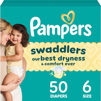 Diapers Size 6, Pampers Swaddlers Disposable Baby 