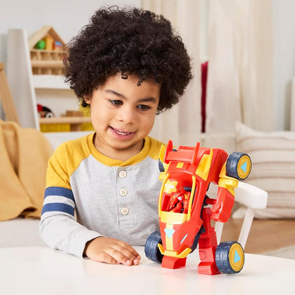 Iron Man and His Awesome Friends Marvel 2-in-1 Mech Suit & Vehicle, Action Figure & Vehicle