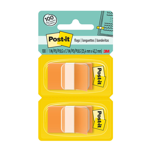Post-it Flags, 50/Dispenser, 2 Dispensers/Pack, 1 