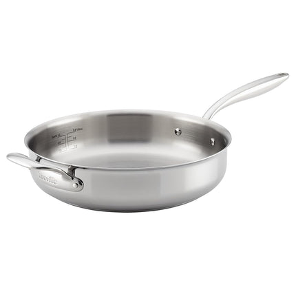 Breville 32071 Thermal Pro Clad Acero Inoxidable 5 Cuartos Sartén para Saltear, Plateado