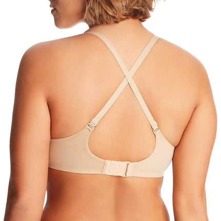 Maidenform Women's Comfort Devotion Underwire, Full Coverage Convertible T-Shirt Bra, Opaque, Sandshell, 36C