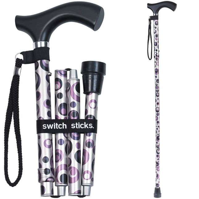 Switch Stick Adjustable Folding Walking Stick - St