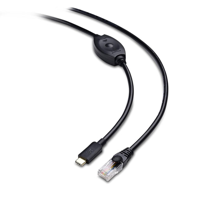 Cable Matters USB C to RJ45 Console Cable for Windows and MacBook Pro - 6ft, Compatible Cisco Console Cable, Rollover Cord with FTDI