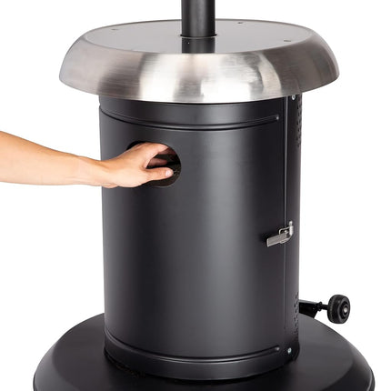 Cuisinart COH-400 Perfect Position Overhead Propane Patio Heater, Extra Large 33" Heat Shield