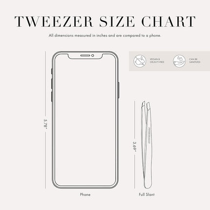 Tweezerman Stainless Steel Point Tweezer, Midnight Sky