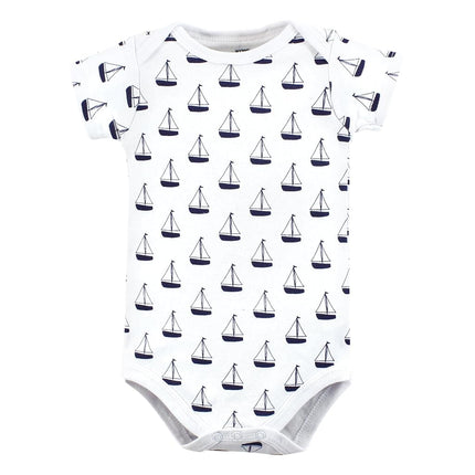Hudson Baby Bébés Unisexe Coton Bodys, Polo Bateau, 6-9 Mois, Polo Bateau, 6-9 Mois