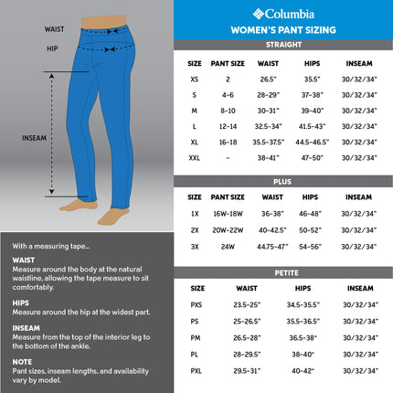 Columbia Women's Anytime Bootcut Pant II, Canoe, L Shorts