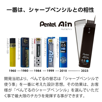 Pentel AMZ-XC287B3P Sharp Lead Pentel Ain 0.7mm B 3pcs