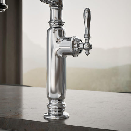 Grifo de cocina semi-profesional extraíble Kohler K-77515-cp Tournant, cromo pulido
