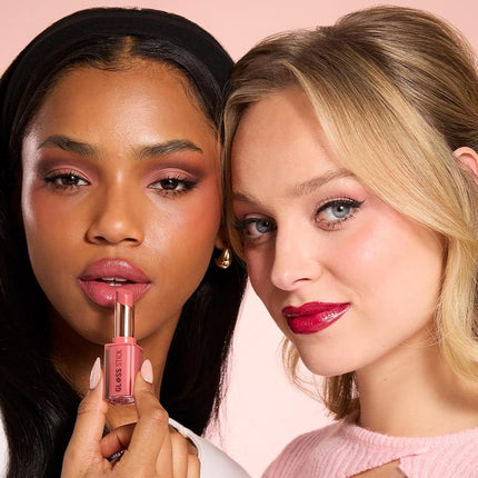 Revolution Pout Lip Gloss Stick Shimmer Peach Sorbet Nude