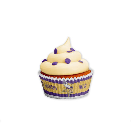 Sports Vault NFL Minnesota Vikings Baking Cupslarge, Team Colors, One Size