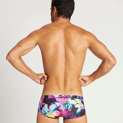 Arena Men's Print Reversible Low Waist Short, Tropical Days, 24