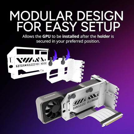 Cooler Master Vertical Graphics Card Holder Kit V3 - White