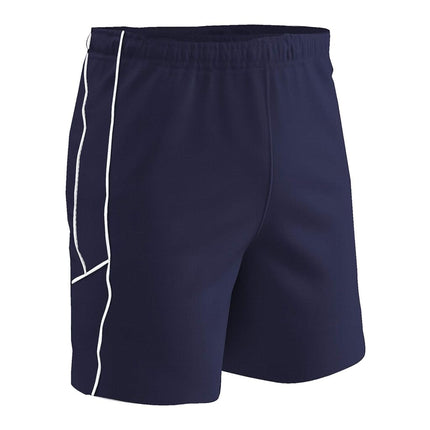 CHAMPRO Unisex-Child Header Soccer Short Navy, Navy, White,Medium