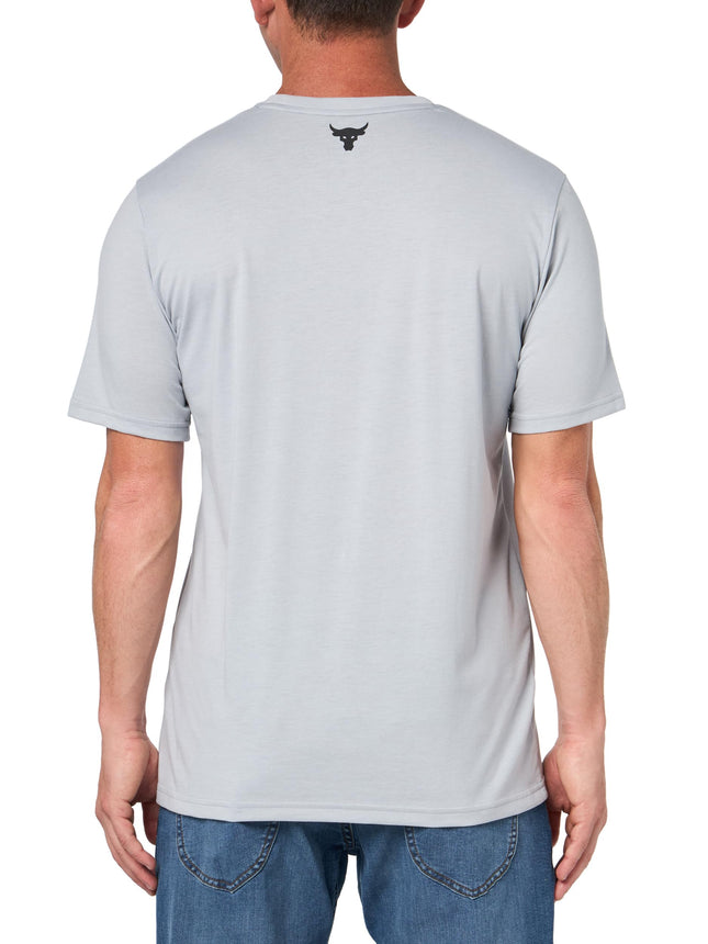 Under Armour - Camiseta para hombre Project Rock BSR, color Mod Gray Medium Heather (011), Talla: XXX-Large