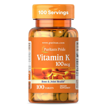 Puritan's Pride Vitamin K 100 mcg