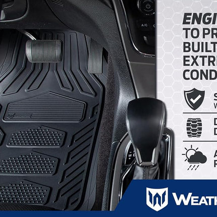 Plasticolor Honda Weatherpro 4 Pc. Floor Mat Set, Black, One Size