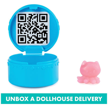 Spin Master Gabby's Dollhouse, Purr-ific Pool Playset with Gabby and Mercat Figures, Color-Changing Mermaid Tails and Pool Accessories Kids Toys for Ages 3 and Up