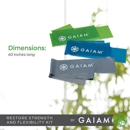 Gaiam Restore Strength and Flexibility Kit - Multi-Colour