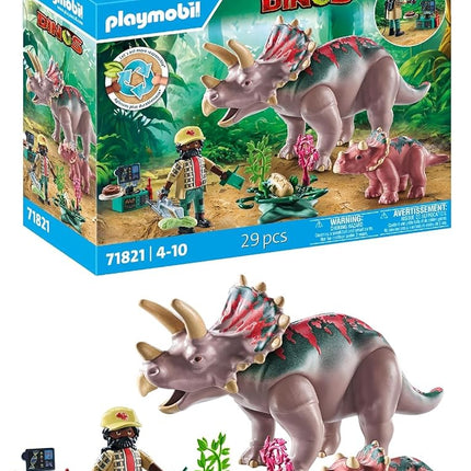 Playmobil | Dinos | Triceratops with Baby | Dino P