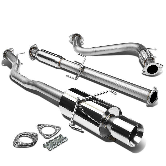DNA Motoring CBE-HA94L4-NRT CBEHA94L4NRT Stainless Steel Catback Exhaust System
