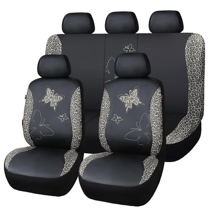 Flying Banner Butterfly car seat Covers ful Set Fa