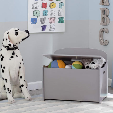 Delta Children My Size Deluxe Toy Box, Grey