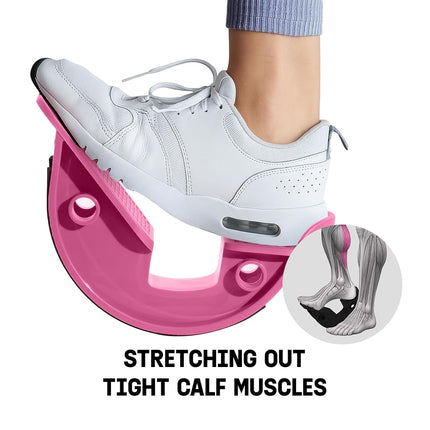 Yes4All Foot Rocker – Calf Stretcher for Pain Relief with Options Available (C. Pink – Unilateral – Plastic)