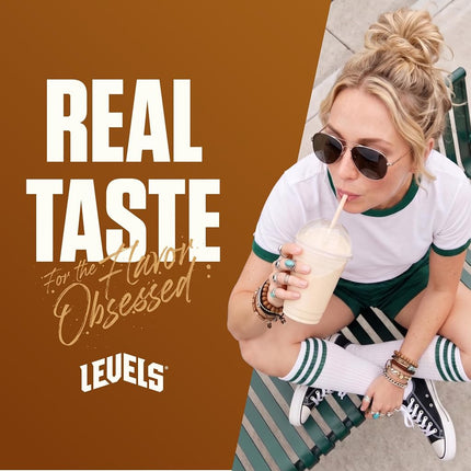 Levels 2LB Vanilla Cinnamon 100% Grass Fed Whey Protein, Undenatured, No GMOs