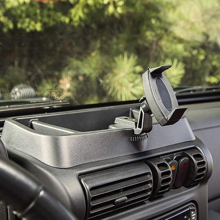 Rugged Ridge 13551.19 Dash Multi-Mount with Phone Holder for TJ/LJ