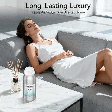 JEPEErbz Karth Essential Oils for Diffuser (500ml / 16.9oz), Natural, Long-Lasting, Luxury & Sophisticated Scent, Ideal for Hotel-Inspired Spaces