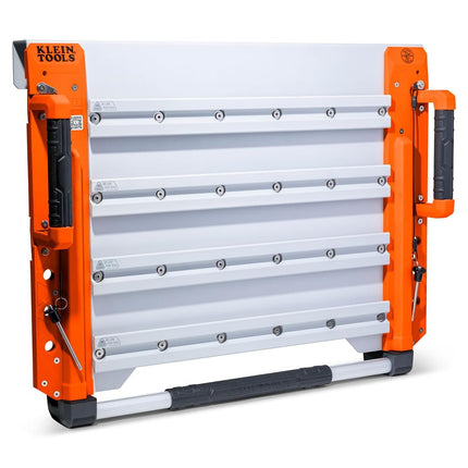 KLEIN TOOLS BC700WA LiftPro 24-Inch Wall Mount System, Heavy-Duty Modular Tool Organization with Four Interior Rails and One Exterior Rail, 50-Pound Capacity Per Rail For Man Lift and Scissor Lift