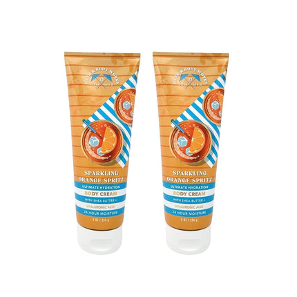 Bath & Body Works - Crème Corporelle Ultra Hydratante (Vaporisateur Orange Pétillant) 226g (Lot de 2)