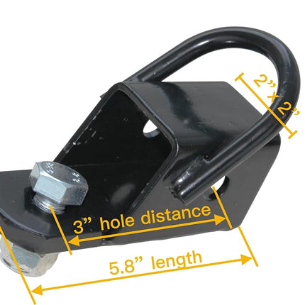 MaxxHaul 50619 Bolt-On 2" ATV, UTV, Trailer Hitch Receiver Adapter