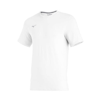 Mizuno Comp Diamond Short sleeve Crew, White, X-Small